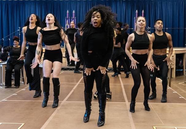 February 18, 2026, Bronx, New York, USA: Dava Huesca and Cast perform during press preview for upcoming Broadway musical Cats: The Jellicle Ball at New 42nd Street Studios in New York, NY on February 18, 2026. Bronx USA  - ZUMAr339 20260218_znp_r339_086 Copyright: xLevxRadinx