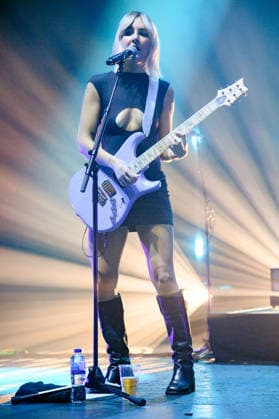 The Beaches Perform at Brixton Academy, London Guitarist Kylie Miller of Canadian rock band The Beaches performs at Brixton Academy, London, England, UK on Wednesday 18 February 2026 as part of their No Hard Feelings Tour., Credit:Justin Ng Avalon UK, England, London, Brixton Academy  Copyright: xJustinxNgx xAvalonx 1076340362