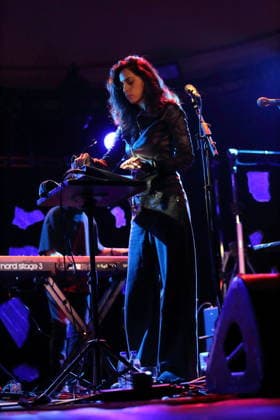 Yasmine Hamdan bei einem Konzert im Metropol in Berlin, 18. Februar 2026. Yasmine Hamdan Konzert Berlin