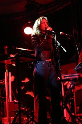 Yasmine Hamdan bei einem Konzert im Metropol in Berlin, 18. Februar 2026. Yasmine Hamdan Konzert Berlin