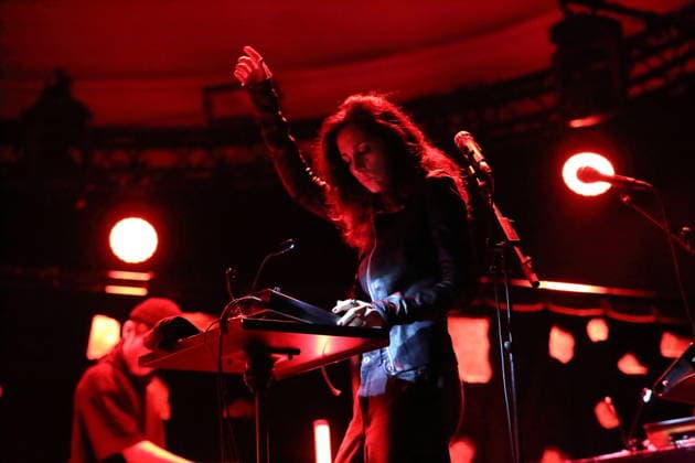 Yasmine Hamdan bei einem Konzert im Metropol in Berlin, 18. Februar 2026. Yasmine Hamdan Konzert Berlin