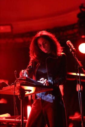 Yasmine Hamdan bei einem Konzert im Metropol in Berlin, 18. Februar 2026. Yasmine Hamdan Konzert Berlin