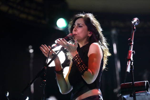 Yasmine Hamdan bei einem Konzert im Metropol in Berlin, 18. Februar 2026. Yasmine Hamdan Konzert Berlin