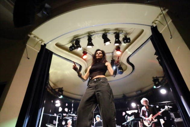 Yasmine Hamdan bei einem Konzert im Metropol in Berlin, 18. Februar 2026. Yasmine Hamdan Konzert Berlin
