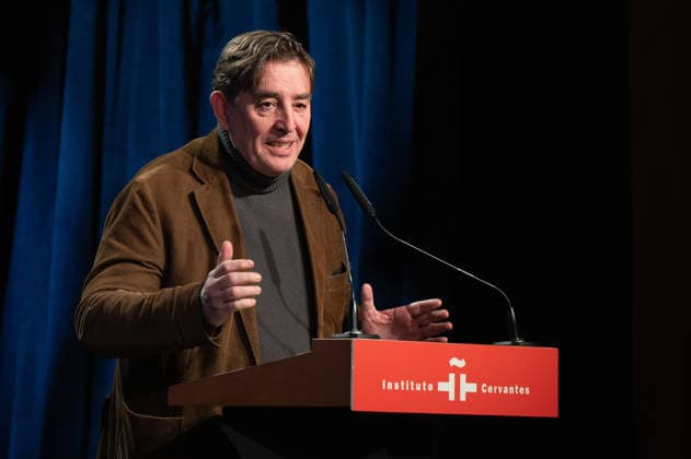 Tribute to Joan Margarit in Madrid, Spain - 18 Feb 2026 Luis García Montero seen during the tribute to Joan Margarit at the Cervantes Institute. Madrid Spain Copyright: xAtilanoxGarciax xSOPAxImagesx photos05711