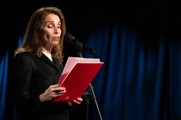 Tribute to Joan Margarit in Madrid, Spain - 18 Feb 2026 Ana Belén performs during the tribute to Joan Margarit at the Cervantes Institute. Madrid Spain Copyright: xAtilanoxGarciax xSOPAxImagesx photos05743