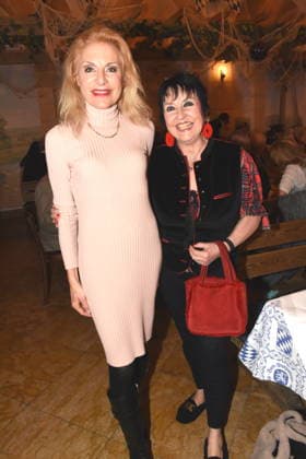 Birgit Muth Moderatorin Uschi Ackermann Kaefer Witwe Muenchen 18.02.2026 Zum Franziskaner Aschermittwoch Fischessen Foto Muenchen