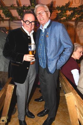 Clemens Baumgaertner CSU Buergermeister Kandidat Prof Dr med Wolfgang Pfoerringer Muenchen 18.02.2026 Zum Franziskaner Aschermittwoch Fischessen Foto Muenchen
