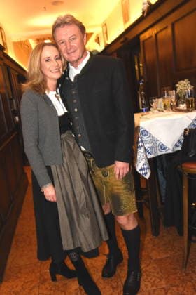 Andrea Busch Lambert Dinzinger Muenchen 18.02.2026 Zum Franziskaner Aschermittwoch Fischessen Foto Muenchen