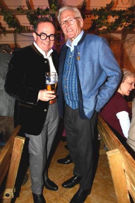 Clemens Baumgaertner CSU Buergermeister Kandidat Prof Dr med Wolfgang Pfoerringer Muenchen 18.02.2026 Zum Franziskaner Aschermittwoch Fischessen Foto Muenchen