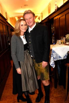 Andrea Busch Lambert Dinzinger Muenchen 18.02.2026 Zum Franziskaner Aschermittwoch Fischessen Foto Muenchen