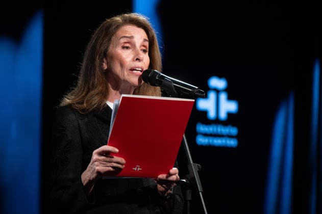 February 18, 2026, Madrid, Spain: Ana BelÃ n performs during the tribute to Joan Margarit at the Cervantes Institute. Madrid Spain  - ZUMAs197 20260218_aaa_s197_455 Copyright: xAtilanoxGarciax