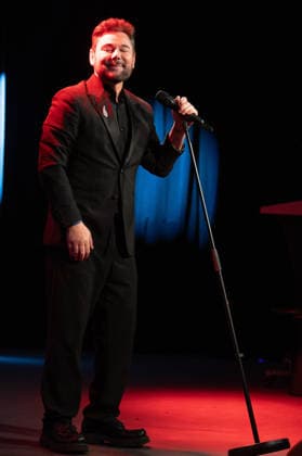 February 18, 2026, Madrid, Spain: Miguel Poveda performs during the tribute to Joan Margarit at the Cervantes Institute. Madrid Spain  - ZUMAs197 20260218_aaa_s197_464 Copyright: xAtilanoxGarciax