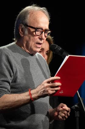February 18, 2026, Madrid, Spain: Joan Manuel Serrat performs during the tribute to Joan Margarit at the Cervantes Institute. Madrid Spain - ZUMAs197 20260218_aaa_s197_465 Copyright: xAtilanoxGarciax