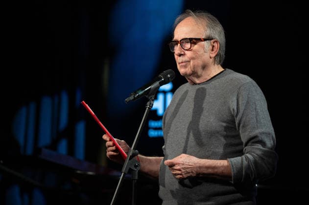February 18, 2026, Madrid, Spain: Joan Manuel Serrat performs during the tribute to Joan Margarit at the Cervantes Institute. Madrid Spain - ZUMAs197 20260218_aaa_s197_474 Copyright: xAtilanoxGarciax