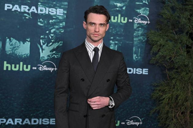 LOS ANGELES, CALIFORNIA FEBRUARY 18 Thomas Doherty at the premiere of Hulus Paradise Season 2 at Paramount Theatre on February 18, 2026 in Los Angeles, California Credit Michael Mattes AdMedia 453232 2026 02 19  Copyright: xAdMediax STAR_453232_037