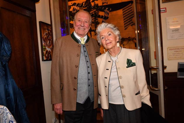Edi Reinhold und Ute Haber Aschermittwoch Fischessen Zur Franziskaner München 18. Februar 2026