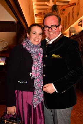Clemens Baumgärtner mit Ehefrau Stefanie Aschermittwoch Fischessen Zur Franziskaner München ( 18. Februar 2026