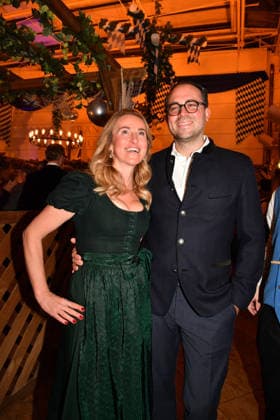 Stephanie Hasse und Thomas Mang Aschermittwoch Fischessen Zur Franziskaner München ( 18. Februar 2026