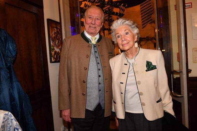 Edi Reinhold und Ute Haber Aschermittwoch Fischessen Zur Franziskaner München 18. Februar 2026