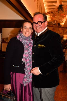 Clemens Baumgärtner mit Ehefrau Stefanie Aschermittwoch Fischessen Zur Franziskaner München ( 18. Februar 2026