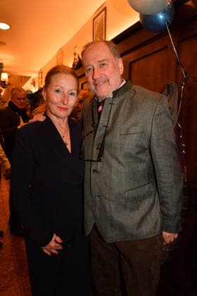 Harold Faltermeyer und Birgitt Wolf Aschermittwoch Fischessen Zur Franziskaner München ( 18. Februar 2026