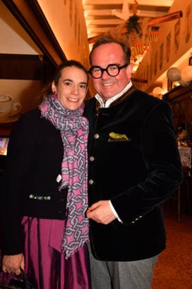 Clemens Baumgärtner mit Ehefrau Stefanie Aschermittwoch Fischessen Zur Franziskaner München ( 18. Februar 2026