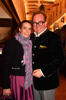 Clemens Baumgärtner mit Ehefrau Stefanie Aschermittwoch Fischessen Zur Franziskaner München ( 18. Februar 2026