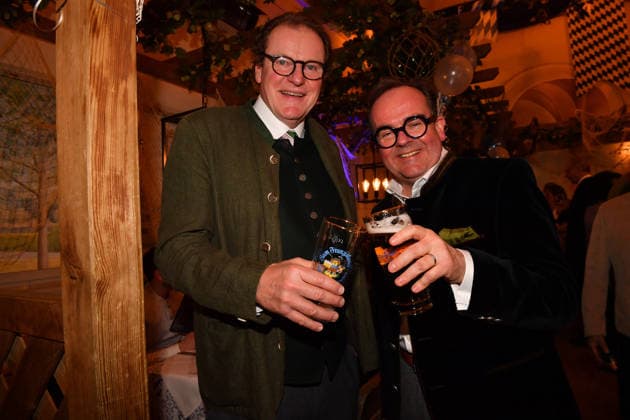 Franz Georg Strauß und Clemens Baumgärtner Aschermittwoch Fischessen Zur Franziskaner München ( 18. Februar 2026