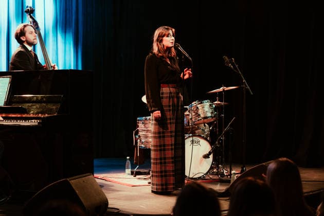 Amanda Ginsburg live in Copenhagen, Denmark Copenhagen, Denmark. 18th, February 2026. The Swedish singer Amanda Ginsburg performs a live concert at Hotel Cecil as part of Vinterjazz 2026 in Copenhagen. Denmark, Copenhagen  Copyright: xGonzalesxPhoto MathiasxKristensenx
