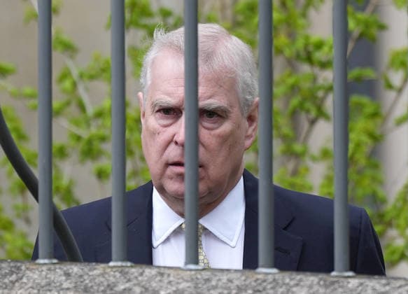 Andrew Mountbatten-Windsor is arrested On the day that Andrew Mountbatten-Windsor is arrested, he is pictured here as Prince Andrew attending Easter Service at St. Georges Chapel, Windsor Castle, Windsor, Berkshire, UK, on the 31st March 2024. Picture by James Whatling Windsor St George s Chapel Berkshire United Kingdom  WHA-0740-0038