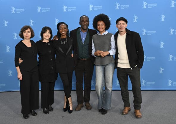 76th Berlin International Film Festival BERLIN, GERMANY - FEBRUARY 19: Cast of Soumsoum, La Nuit Des Astres (Soumsoum, The Night Of The Stars) poses for photographers during the 76th Berlinale in Berlin, Germany, on February 19, 2026. Halil Sagirkaya Anadolu Berlin Germany. Editorial use only. Please get in touch for any other usage.  Copyright: x2026xAnadoluxHalilxSagirkayax