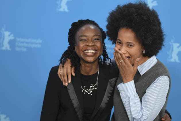 76th Berlin International Film Festival BERLIN, GERMANY - FEBRUARY 19: Maimouna Miawama (R) and Achouackh Abakar Souleymane (L) of Soumsoum, La Nuit Des Astres (Soumsoum, The Night Of The Stars) pose for photographers during the 76th Berlinale in Berlin, Germany, on February 19, 2026. Halil Sagirkaya Anadolu Berlin Germany. Editorial use only. Please get in touch for any other usage.  Copyright: x2026xAnadoluxHalilxSagirkayax