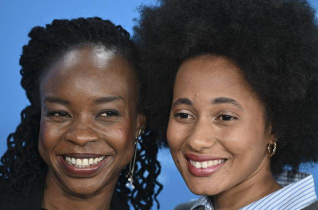 76th Berlin International Film Festival BERLIN, GERMANY - FEBRUARY 19: Maimouna Miawama (R) and Achouackh Abakar Souleymane (L) of Soumsoum, La Nuit Des Astres (Soumsoum, The Night Of The Stars) pose for photographers during the 76th Berlinale in Berlin, Germany, on February 19, 2026. Halil Sagirkaya Anadolu Berlin Germany. Editorial use only. Please get in touch for any other usage.  Copyright: x2026xAnadoluxHalilxSagirkayax