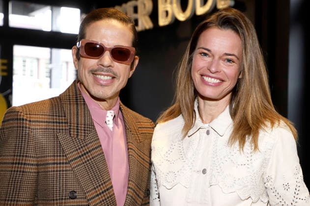 Jorge Gonzalez und Susanne Böhm beim Presse-Brunch anlässlich des Verkaufsstarts der exklusiven Brillen-Kollektion von Jorge Gonzalez im Optiker Bode Backyard. Hamburg, 19.02.2026