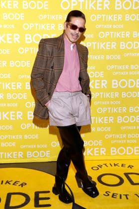 Jorge Gonzalez beim Presse-Brunch anlässlich des Verkaufsstarts der exklusiven Brillen-Kollektion von Jorge Gonzalez im Optiker Bode Backyard. Hamburg, 19.02.2026