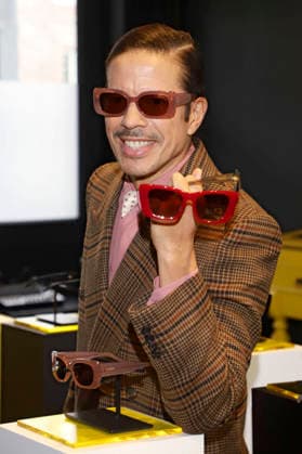 Jorge Gonzalez beim Presse-Brunch anlässlich des Verkaufsstarts der exklusiven Brillen-Kollektion von Jorge Gonzalez im Optiker Bode Backyard. Hamburg, 19.02.2026