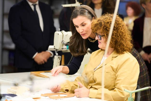 19-02-2026 Elda Queen Letizia visited the facilities of the foodwear company Pedro Garcia, founded in Elda in 1925 by Pedro Garcia, grandfather of the current director, at the Campo Alto park in Elda, Alicante. No Spain Â  Copyright: xPPEx
