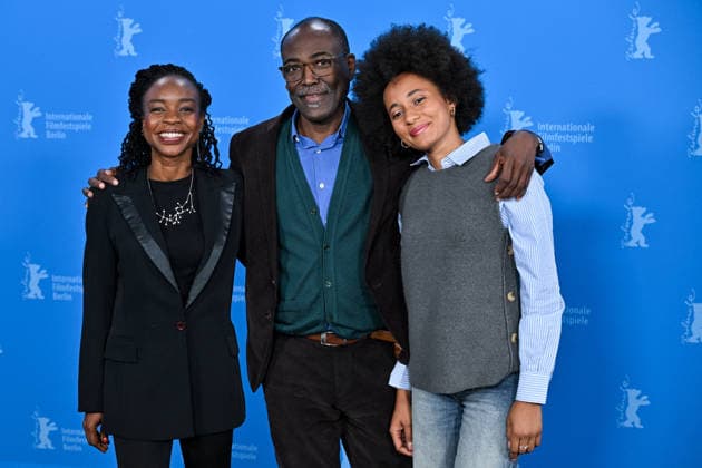 76th Berlin Film Festival Photocall Soumsoum The Night Of The Stars Achouackh Abakar Souleymane, Mahamat Saleh Haroun, Maïmouna Miawama attending the photocall of the movie Soumsoum The Night Of The Stars during 76th Berlin International Film Festival in Berlin, Germany on 19 February 2026. Photo by Julien Reynaud APS-Medias ABACAPRESS.COM Berlin  Copyright: xReynaudxJulien APS-Medias ABACAx