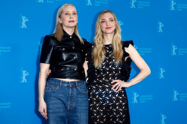 Mona Fastvold und Amanda Seyfried beim Photocall zum Kinofilm The Testament of Ann Lee auf der Berlinale 2026 76. Internationale Filmfestspiele Berlin im Hotel Grand Hyatt. Berlin, 19.02.2026