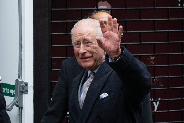 February 19, 2026, London, England, United Kingdom: KING CHARLES III arrives at the opening show of London Fashion Week 2026 at 180 Studios in central London. The King has expressed his concern over the arrest of his brother, Andrew Mountbatten-Windsor, while emphasizing that Ã¢â‚¬Ëœthe law must take its course. London United Kingdom - ZUMAk172 20260219_zip_k172_020 Copyright: xThomasxKrychx