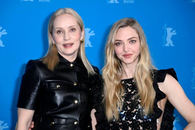 Mona Fastvold und Amanda Seyfried beim Photocall zum Kinofilm The Testament of Ann Lee auf der Berlinale 2026 76. Internationale Filmfestspiele Berlin im Hotel Grand Hyatt. Berlin, 19.02.2026