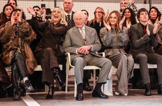 King Charles attends the opening show of London Fashion Week King Charles attends the opening show of London Fashion Week in London, UK, on the 19th February 2026. Picture by Richard Pohle WPA-Pool London London Fashion Week London United Kingdom 