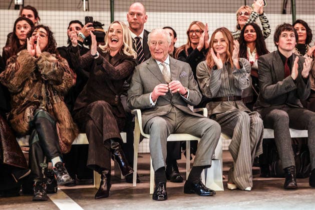 King Charles attends the opening show of London Fashion Week King Charles attends the opening show of London Fashion Week in London, UK, on the 19th February 2026. Picture by Richard Pohle WPA-Pool London London Fashion Week London United Kingdom 