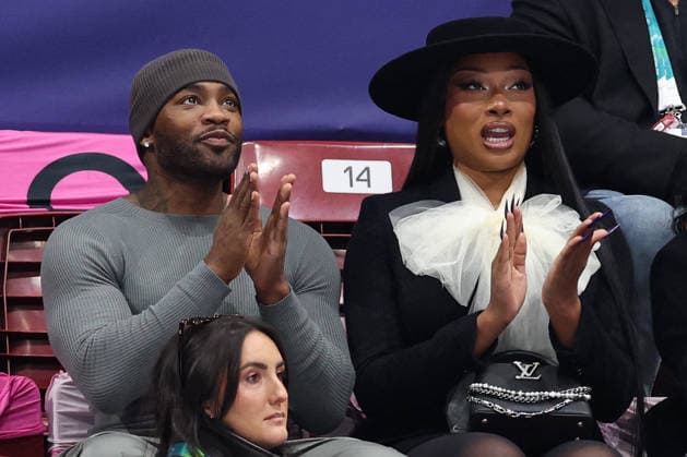 Winter Olympics - Megan Thee Stallion And Boyfriend At Milano Ice Skating Arena Megan Thee Stallion and boyfriend Klay Thompson attend the Women s Single Figure Skating Free Skating event on day thirteen of the Milano Cortina 2026 Winter Olympic games at Milano Ice Skating Arena on February 19, 2026 in Milan, Italy. Photo by Alexis Jumeau ABACAPRESS.COM Milan Italy  Copyright: xJumeauxAlexis ABACAx