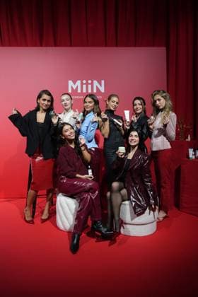Laura Escanes, Jessica Goicoechea , Alexandra Pereira , Andrea Garte , Elena Gortari , Rocio Lopez and Camila Cisneros during the MIIN brand event in Madrid, Spain, on Thursday, 19 February 2026. Cordon Press 