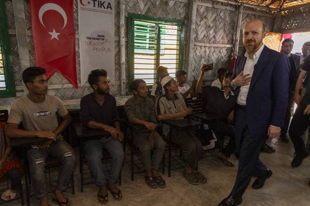 TIKA delegation visits Rohingya Camps in Cox’s Bazar COX S BAZAR, BANGLADESH - FEBRUARY 19: Chairman of the Board of Trustees of the Ilim Yayma Foundation, Necmeddin Bilal Erdogan, President of the Turkish Cooperation and Coordination Agency (TIKA), Abdullah Eren and former football player Mesut Ozil visit hospitals, schools, and various development projects supported by the Turkish Cooperation and Coordination Agency (TIKA) in different Rohingya camps in Cox’s Bazar, Bangladesh on February 19, 2026. Abdul Goni Anadolu Cox’s Bazar Bangladesh. Editorial use only. Please get in touch for any other usage.  Copyright: x2026xAnadoluxAbdulxGonix