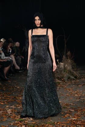 Agro Studio - Runway - LFW February 2026 A model walks the runway at the Agro Fashion show during London Fashion Week, Credit:Lounis Tiar Avalon United Kingdom, London  Copyright: xLounisxTiarx xAvalonx 1076543086