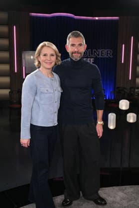 Moderatoren Duo Susan Link und Micky Beisenherz der WDR Talkshow Kölner Treff