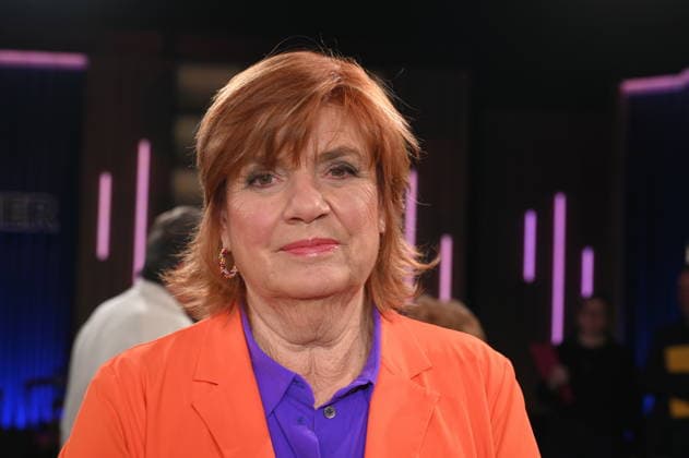 Moderatorin Christine Westermann zu Gast in der WDR Talkshow Kölner Treff